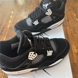 Jordan Black and White Men's Sneakers